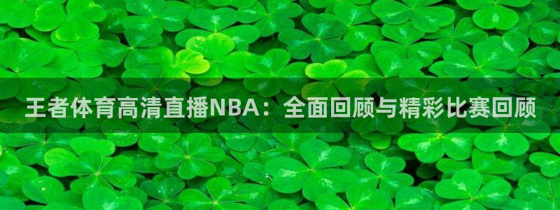 王者体育高清直播NBA：全面回顾与精彩比赛回顾